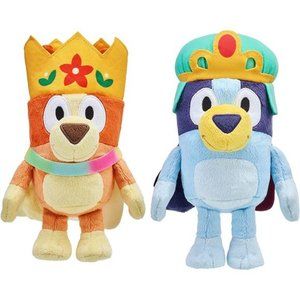 Bluey Friends - Royal Bluey & Bingo Plush Bundle Pack